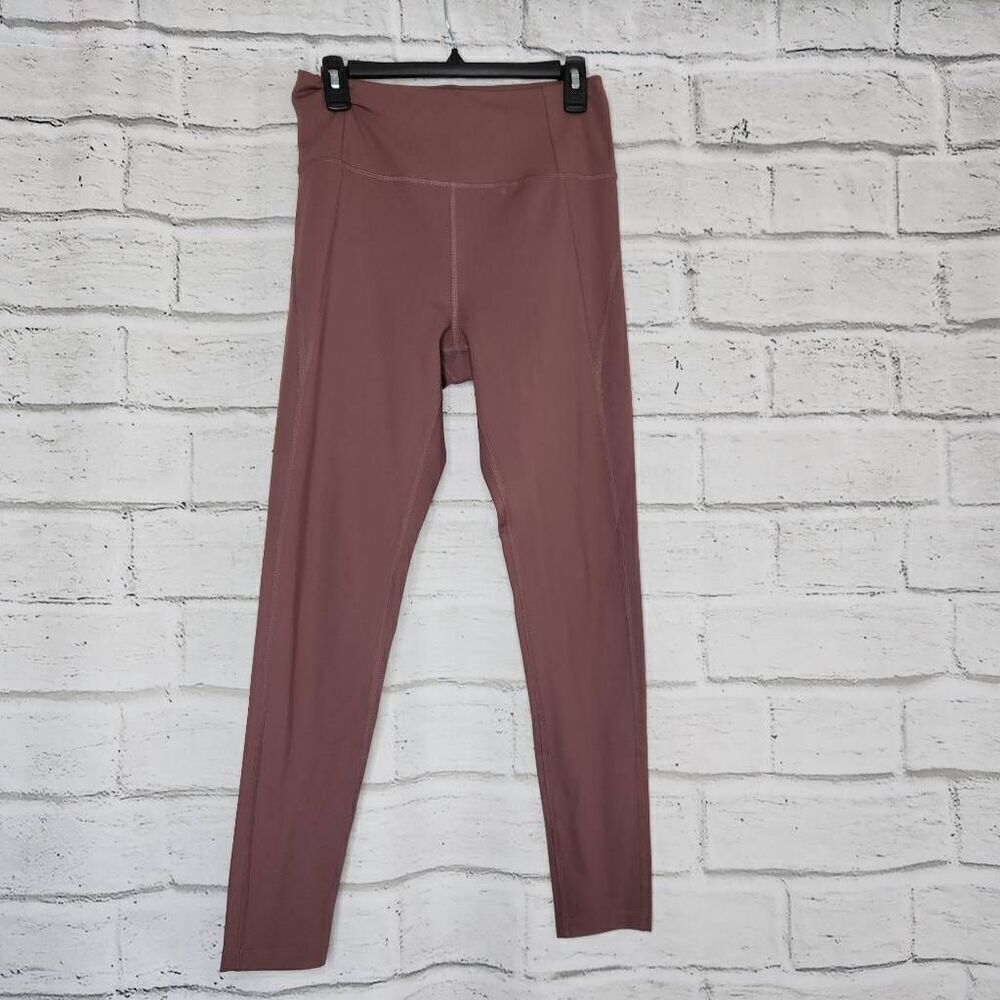 Girlfriend Collective Womens Earth Tone Compressive High-Rise Legging Size Large